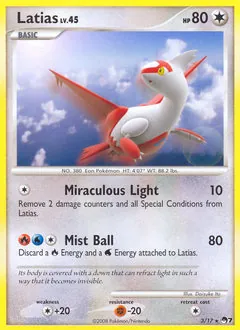 POP Series 7 Latias [Holo] Pokémon card